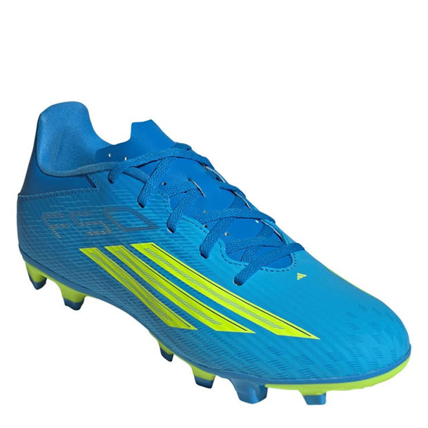 Blue/Yellow - adidas - F50 Club Adults Firm Ground Football Boots