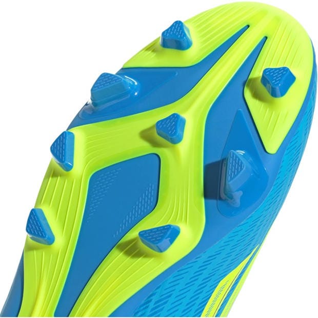 Blue/Yellow - adidas - F50 Club Adults Firm Ground Football Boots