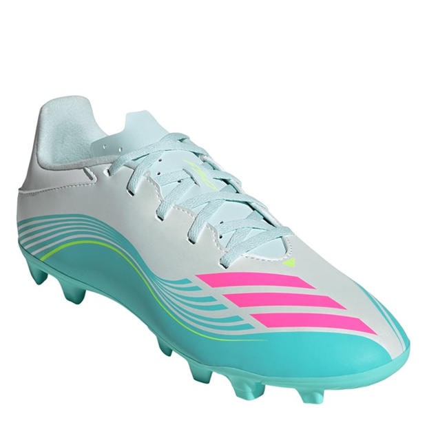 Wht/Pink/Blue - adidas - F50 Club Adults Firm Ground Football Boots