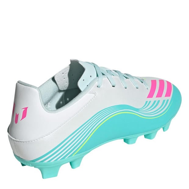 Wht/Pink/Blue - adidas - F50 Club Adults Firm Ground Football Boots
