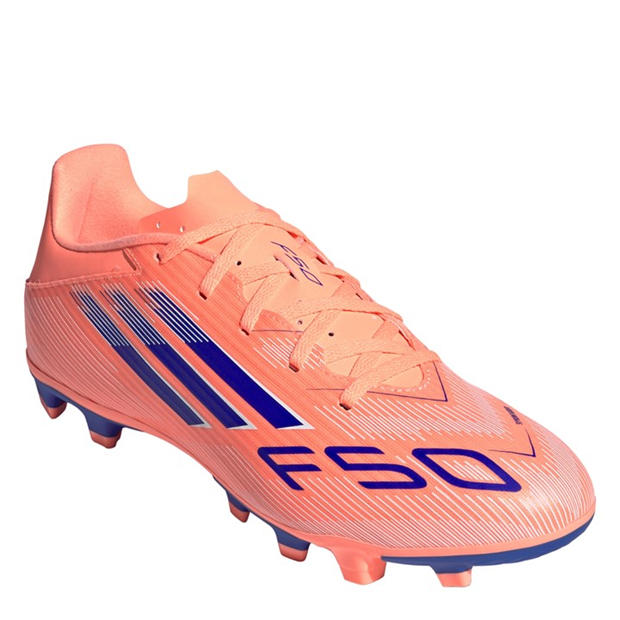 Orange/Blue - adidas - F50 Club Adults Firm Ground Football Boots