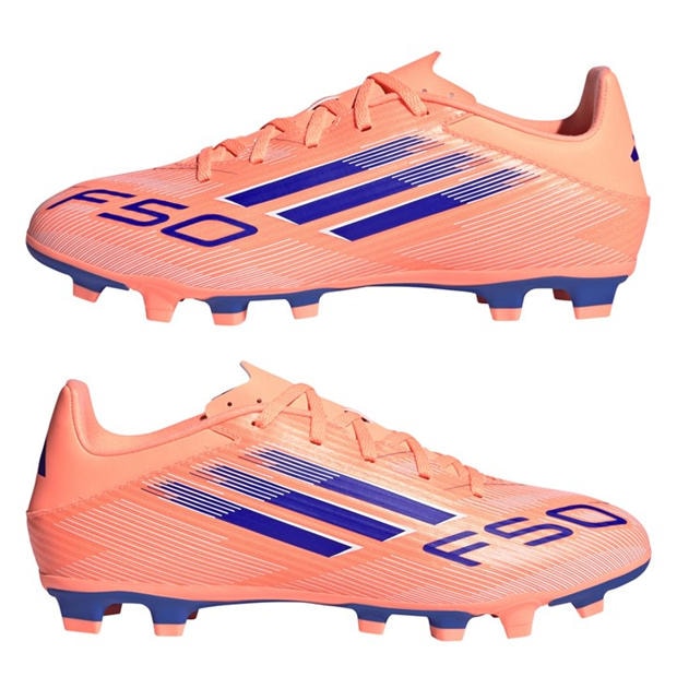 Orange/Blue - adidas - F50 Club Adults Firm Ground Football Boots