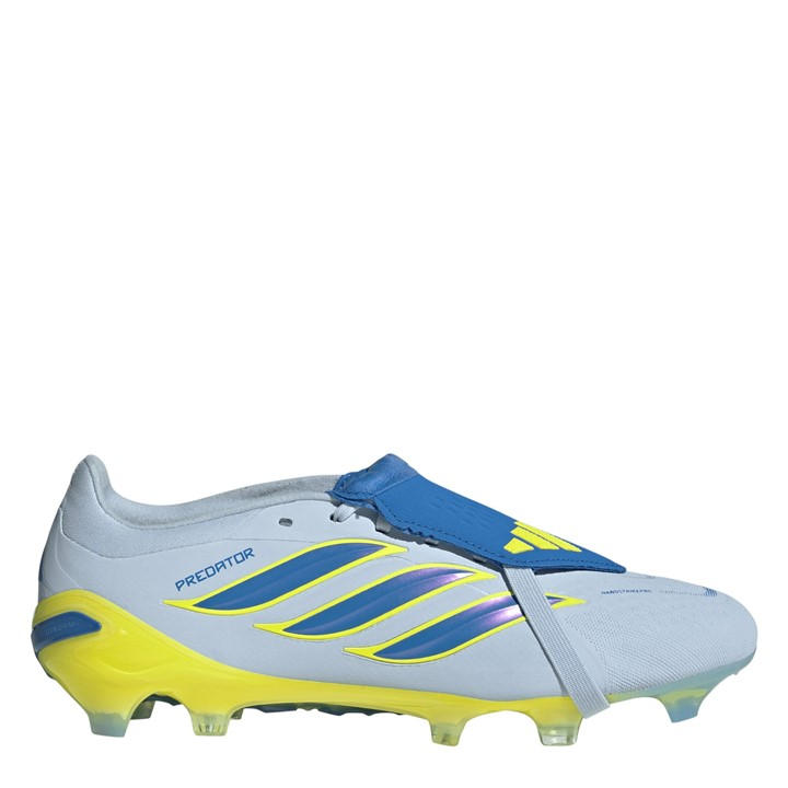 Adidas Men's Blue Predator Pro Fold Over Tongue Firm Ground Football Boots in Size 8, Sports Direct