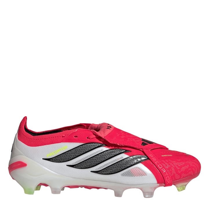Adidas Men's Red Predator Elite Fold-Over Tongue Firm Ground Football Boots in Size 6, Sports Direct