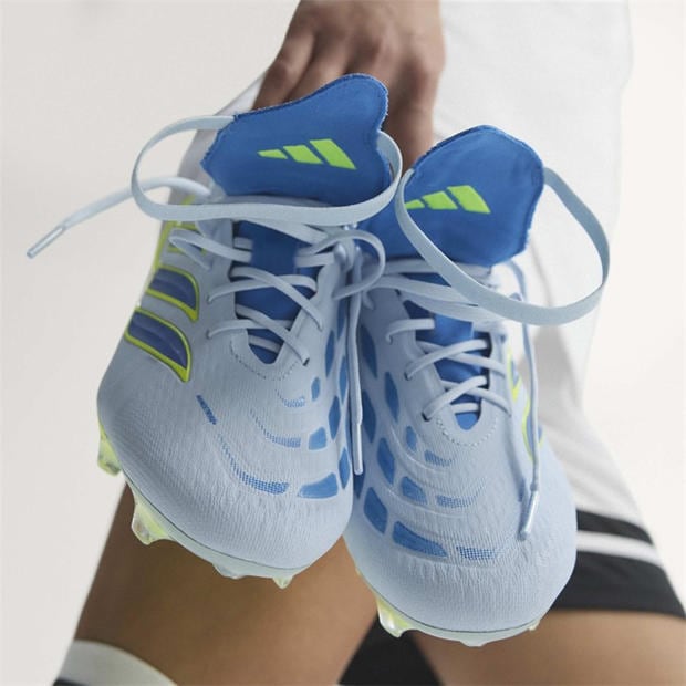 Blue/Yellow - adidas - Mens Predator Elite Fold-Over Tongue Firm Ground Football Boots