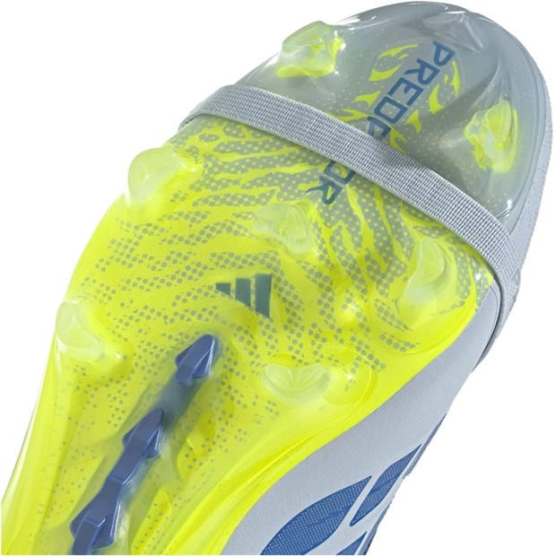 Blue/Yellow - adidas - Mens Predator Elite Fold-Over Tongue Firm Ground Football Boots