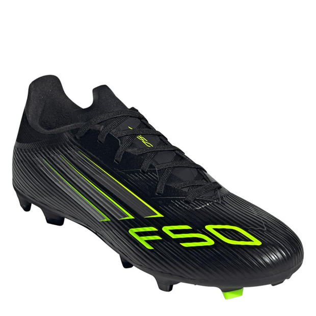 Black/Lemon - adidas - F50 League Adults Firm Ground Football Boots