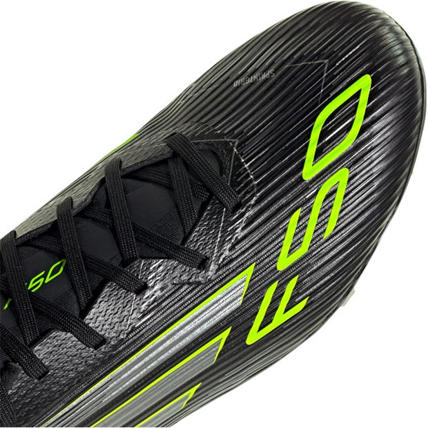 Black/Lemon - adidas - F50 League Adults Firm Ground Football Boots