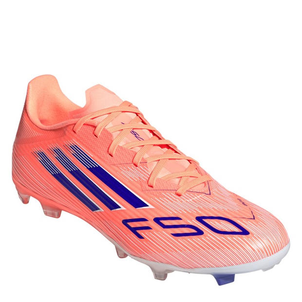 Orange/Blue - adidas - F50 League Adults Firm Ground Football Boots