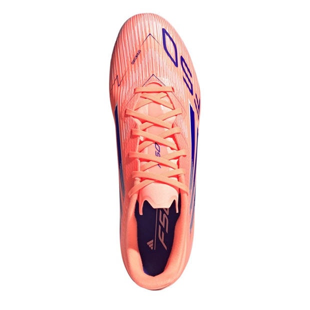 Orange/Blue - adidas - F50 League Adults Firm Ground Football Boots