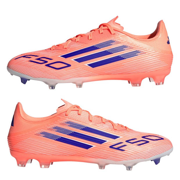 Orange/Blue - adidas - F50 League Adults Firm Ground Football Boots