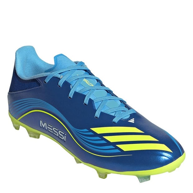 Blue/Yellow - adidas - F50 League Adults Firm Ground Football Boots