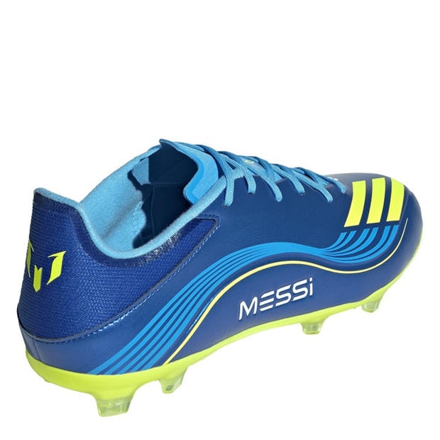 Blue/Yellow - adidas - F50 League Adults Firm Ground Football Boots