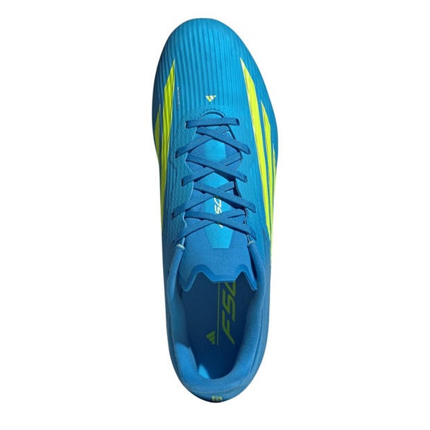 Blue/Yellow - adidas - F50 League Adults Firm Ground Football Boots