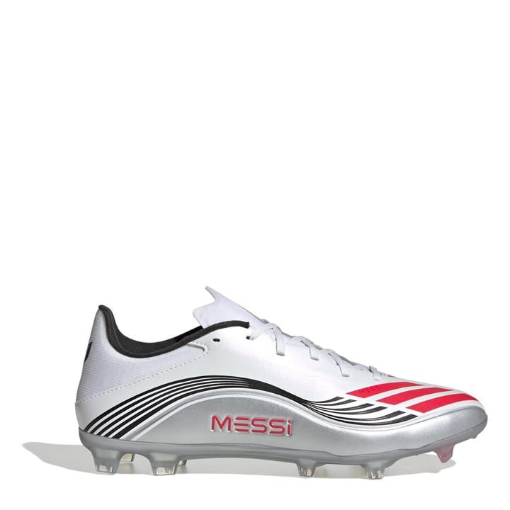 Adidas Men's White F50 League  Firm Ground Football Boots in Size 8, Sports Direct