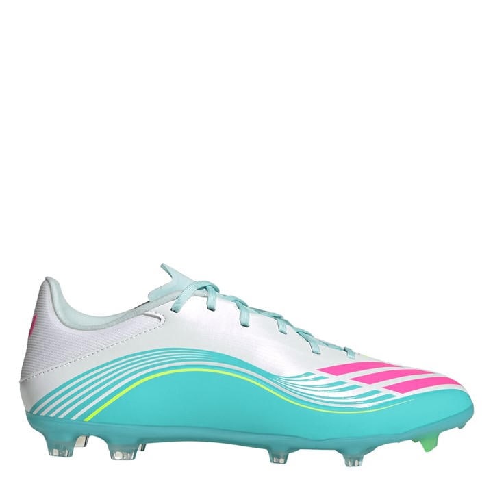 Adidas Men's White F50 League  Firm Ground Football Boots in Size 8.5, Sports Direct