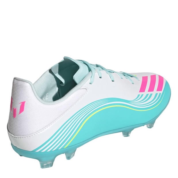 Wht/Pink/Blue - adidas - F50 League Adults Firm Ground Football Boots