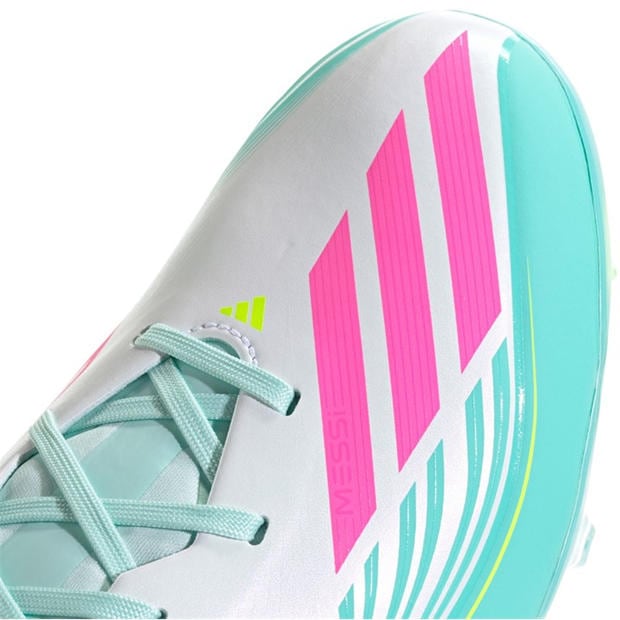 Wht/Pink/Blue - adidas - F50 League Adults Firm Ground Football Boots