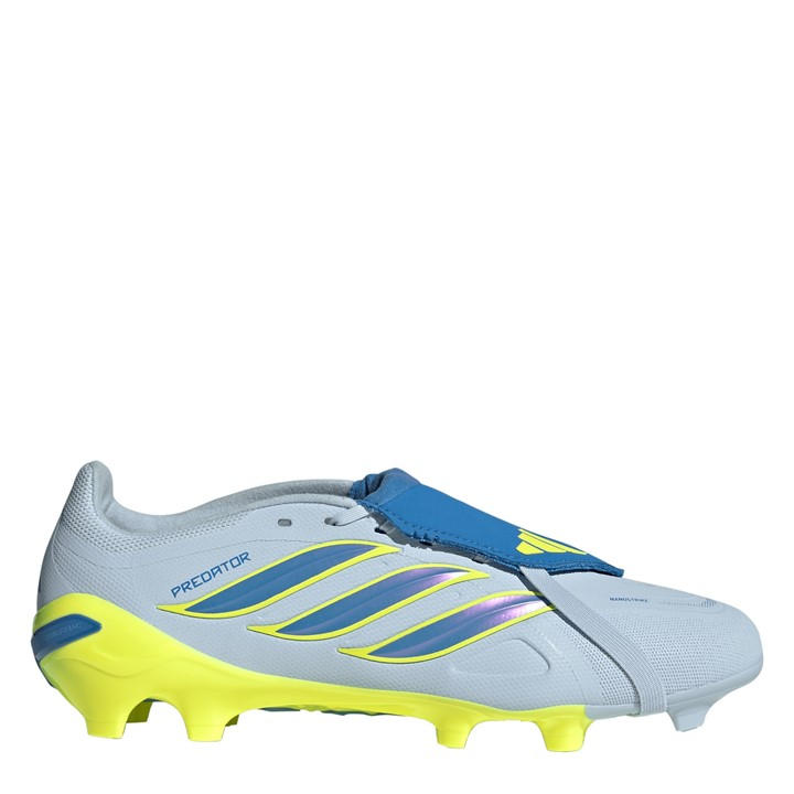 Adidas Men's Blue Predator Fold-Over Tongue League Firm Ground Football Boots in Size 7, Sports Direct
