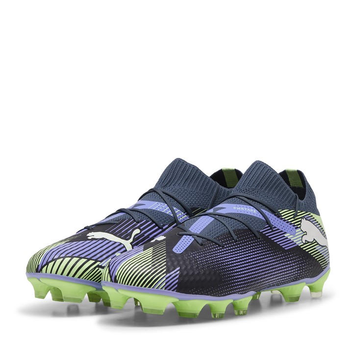 Puma Men's Grey Future 7 Pro Firm Ground Football Boots in Size 9.5, Sports Direct