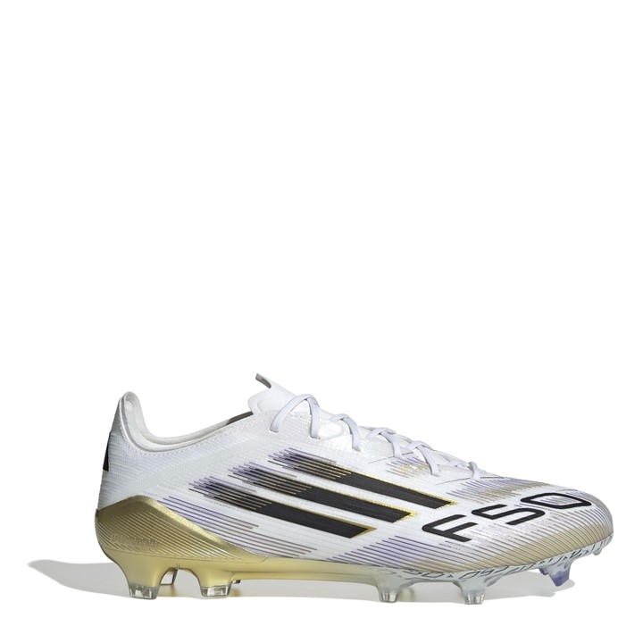 Adidas Men's White F50 Elite Adults Firm Ground Football Boots Size 10.5