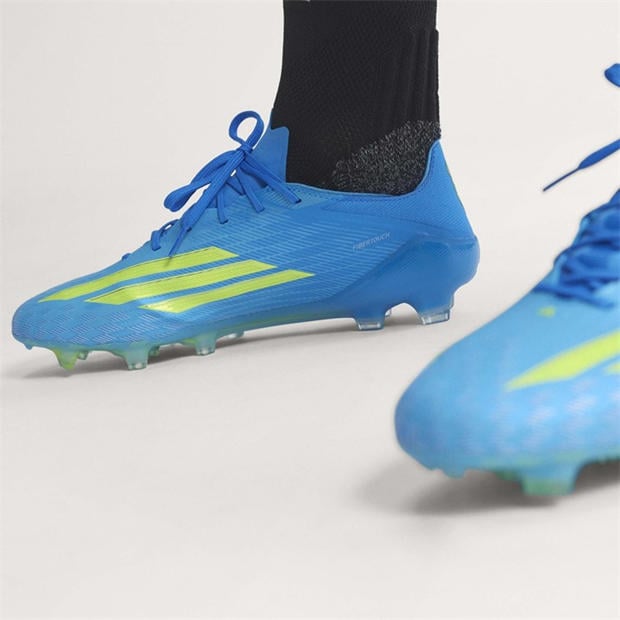Blue/Yellow - adidas - F50 Elite Adults Firm Ground Football Boots