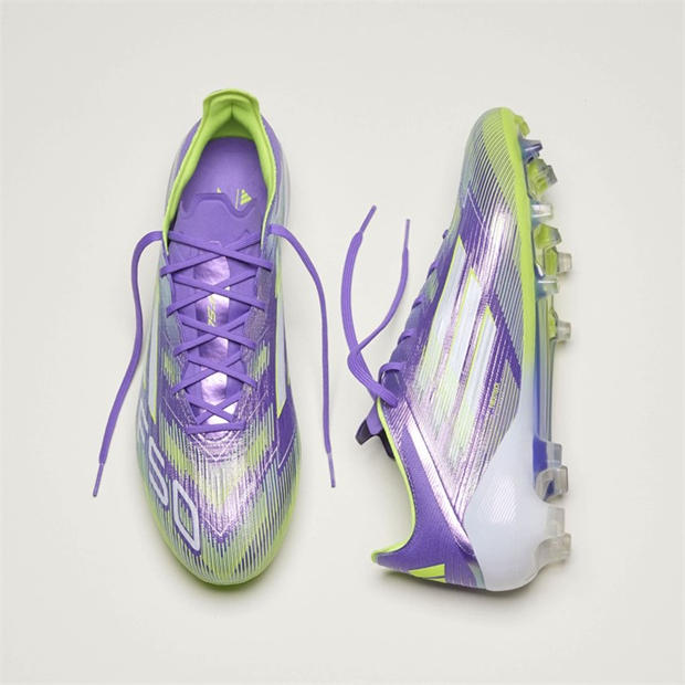 Purple/White - adidas - F50 Elite Adults Firm Ground Football Boots