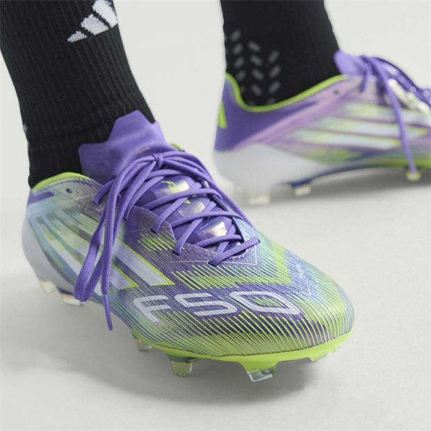 Purple/White - adidas - F50 Elite Adults Firm Ground Football Boots