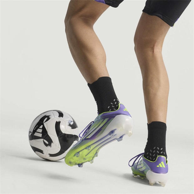 Purple/White - adidas - F50 Elite Adults Firm Ground Football Boots