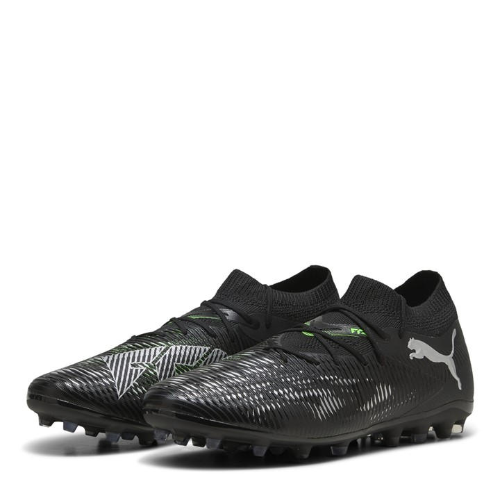 Puma Men's Black Future  Match Mg Firm Ground Football Boots in Size 8, Sports Direct