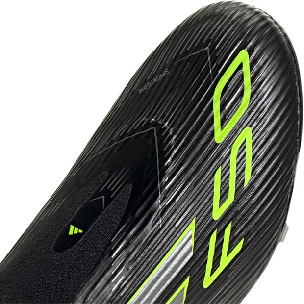 Черно/Лимон - adidas - F50 League Laceless Adults Firm Ground Football Boots