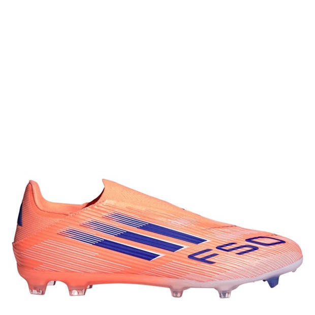 Оранжево/Синьо - adidas - F50 League Laceless Adults Firm Ground Football Boots