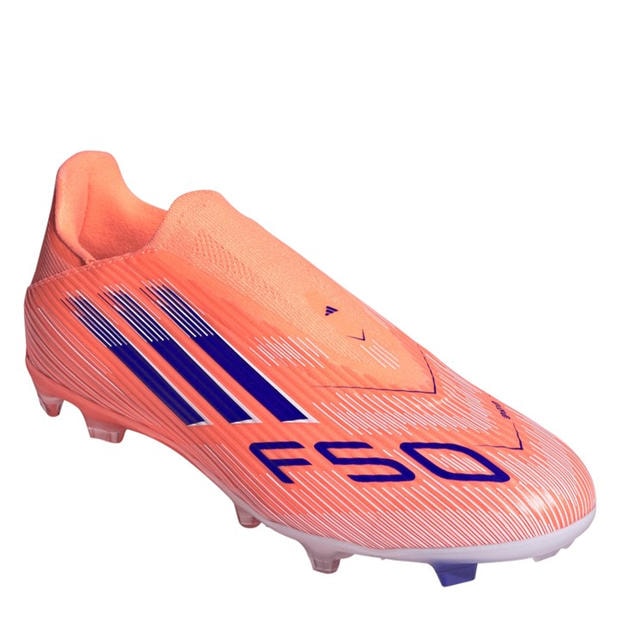 Оранжево/Синьо - adidas - F50 League Laceless Adults Firm Ground Football Boots