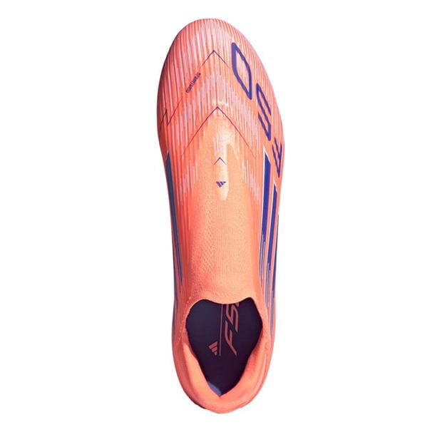 Оранжево/Синьо - adidas - F50 League Laceless Adults Firm Ground Football Boots