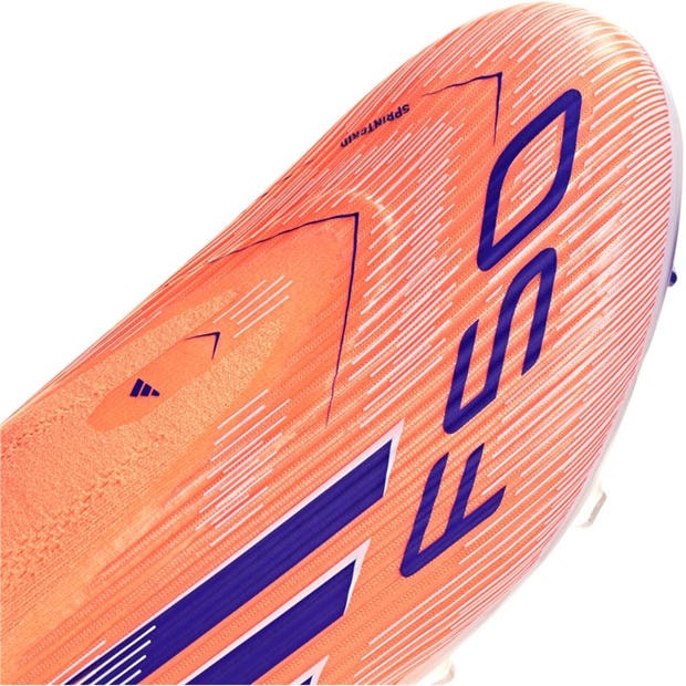 Оранжево/Синьо - adidas - F50 League Laceless Adults Firm Ground Football Boots