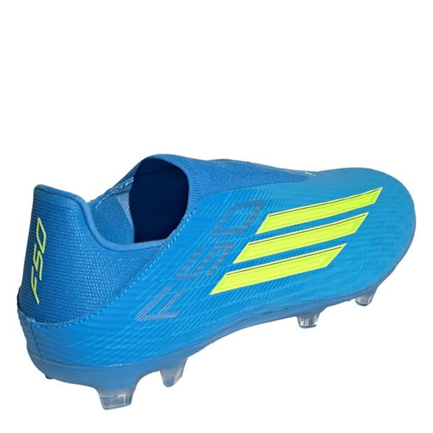 Blue/Yellow - adidas - F50 League Laceless Adults Firm Ground Football Boots