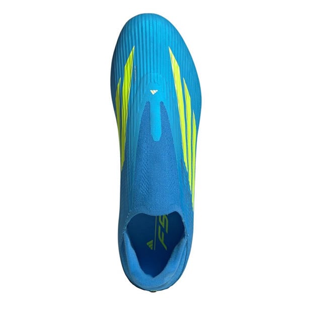 Blue/Yellow - adidas - F50 League Laceless Adults Firm Ground Football Boots