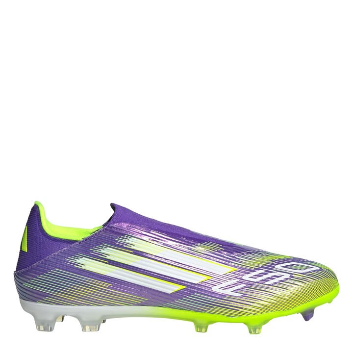Adidas Men's Purple F50 League Laceless  Firm Ground Football Boots in Size 12, Sports Direct