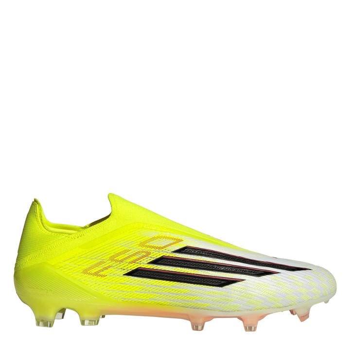Adidas Men's Yellow F50 Elite Laceless  Firm Ground Football Boots in Size 10, Sports Direct