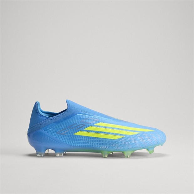 Blue/Yellow - adidas - F50 Elite Laceless Adults Firm Ground Football Boots