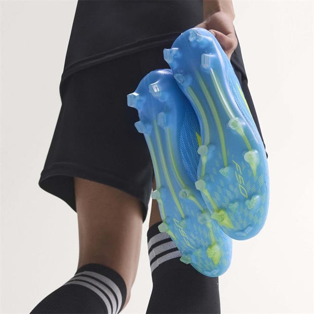 Blue/Yellow - adidas - F50 Elite Laceless Adults Firm Ground Football Boots