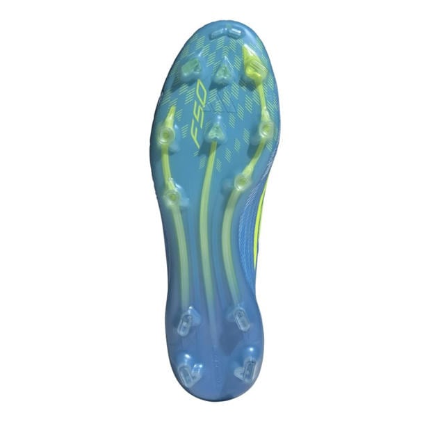 Blue/Yellow - adidas - F50 Elite Laceless Adults Firm Ground Football Boots