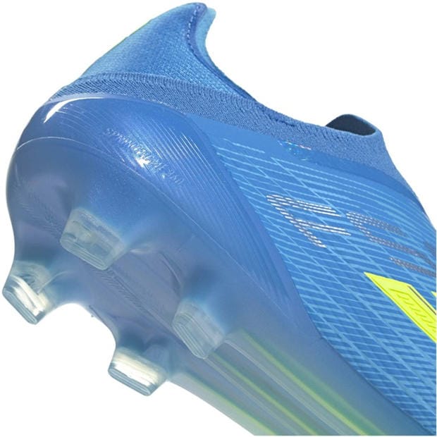 Blue/Yellow - adidas - F50 Elite Laceless Adults Firm Ground Football Boots