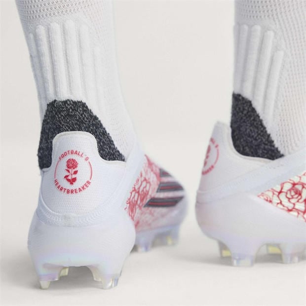 White/Blk/Red - adidas - F50 Elite Laceless Adults Firm Ground Football Boots