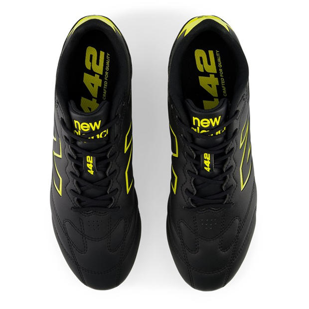 Black/Yellow - New Balance - Men's NB .3 Firm Ground Football Boots