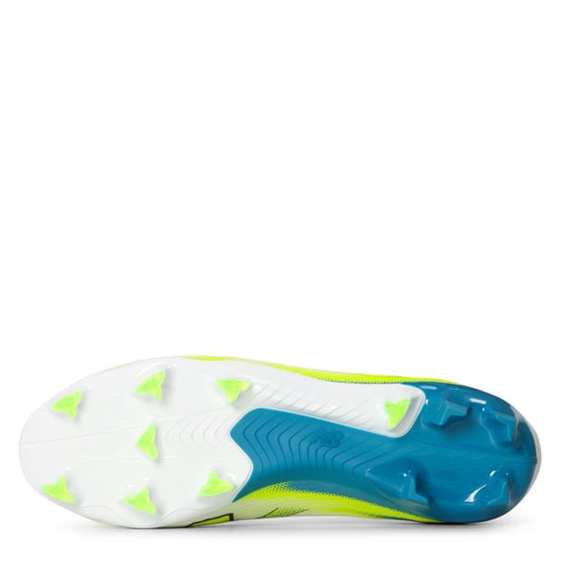 White/Lime - New Balance - Men's Furon .3 Firm Ground Football Boots