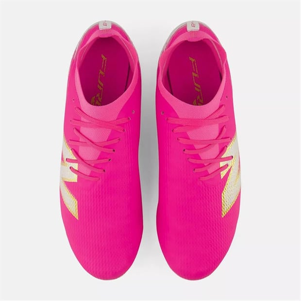 Pink/White - New Balance - Men's Furon .3 Firm Ground Football Boots