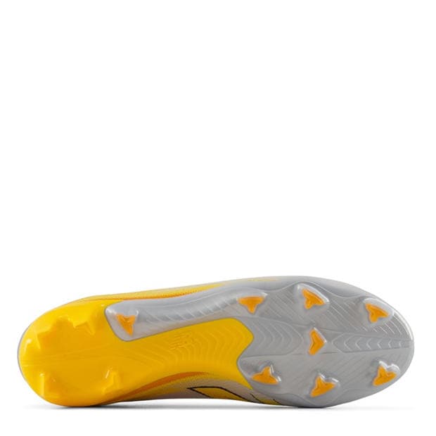White/Orange - New Balance - Men's Furon .3 Firm Ground Football Boots