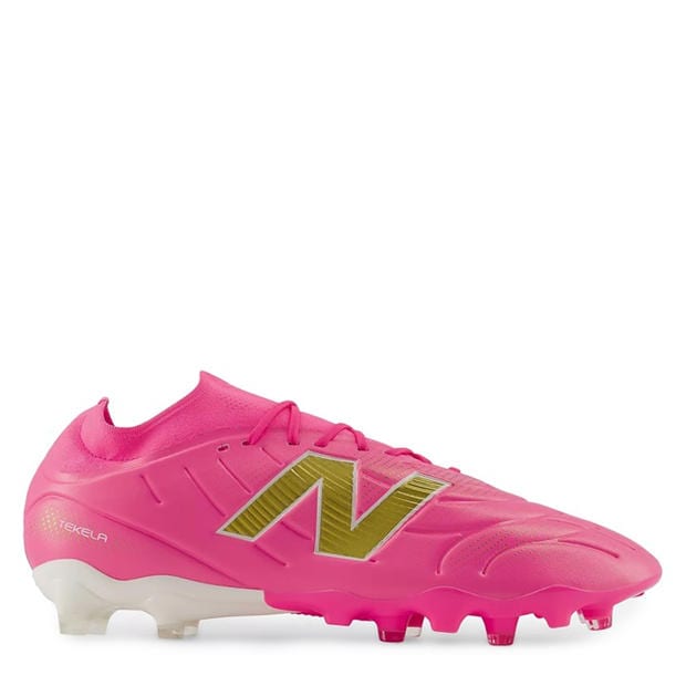 Pink/White - New Balance - Men's Tekela .3 Tekela Firm Ground Football Boots