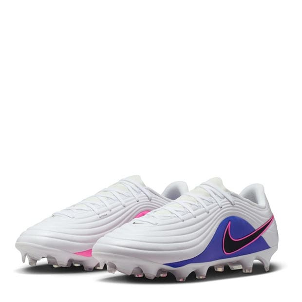 Blue/Wht/Pink - Nike - Tiempo Academy Adults Firm Ground Football Boots